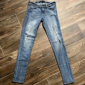 Vervet by flying monkey size 27 distressed denim jeans